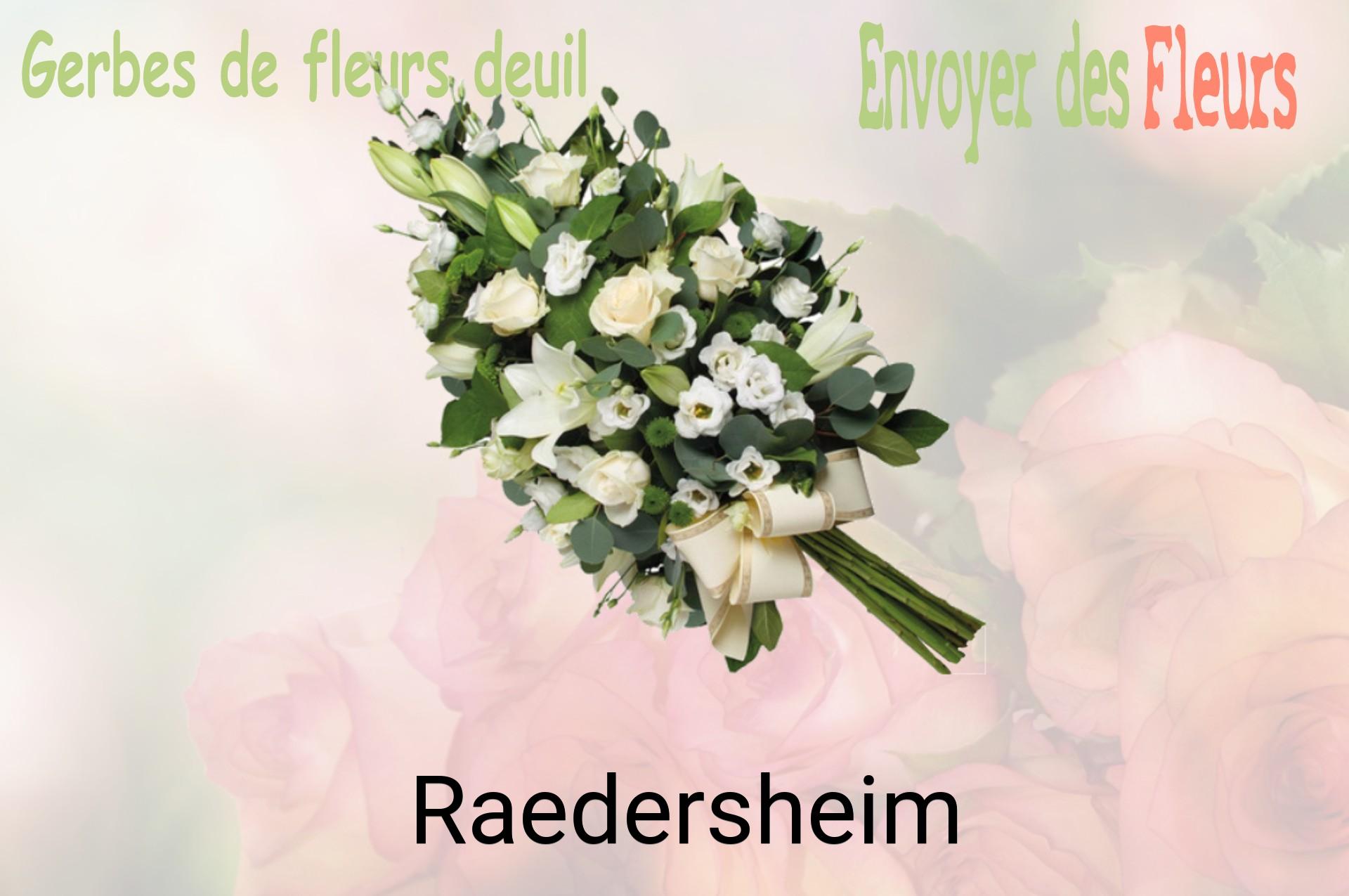 Gerbe de fleurs de deuil livrée à Raedersheim